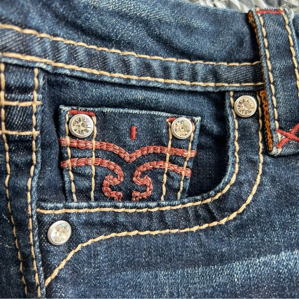 ROCK REVIVAL Alivia Dark Blue Jeans - Picture 7 of 14
